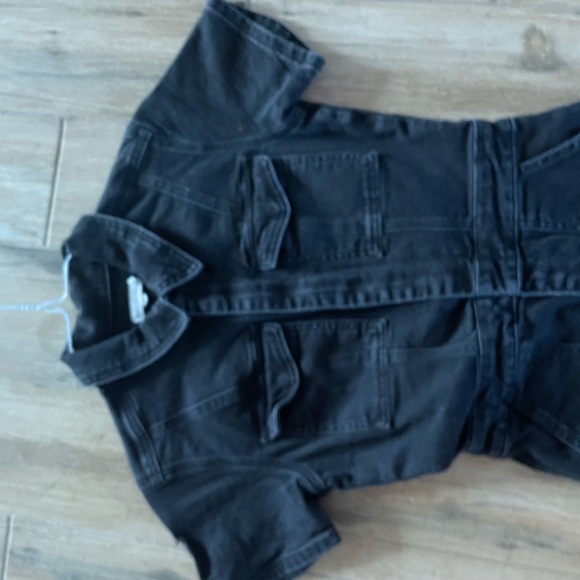 Good American Fit for Success Jumpsuit black denim size 2 - Picture 7 of 16